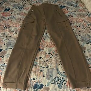 Athleta Tan Straight Leg Cargo Pants